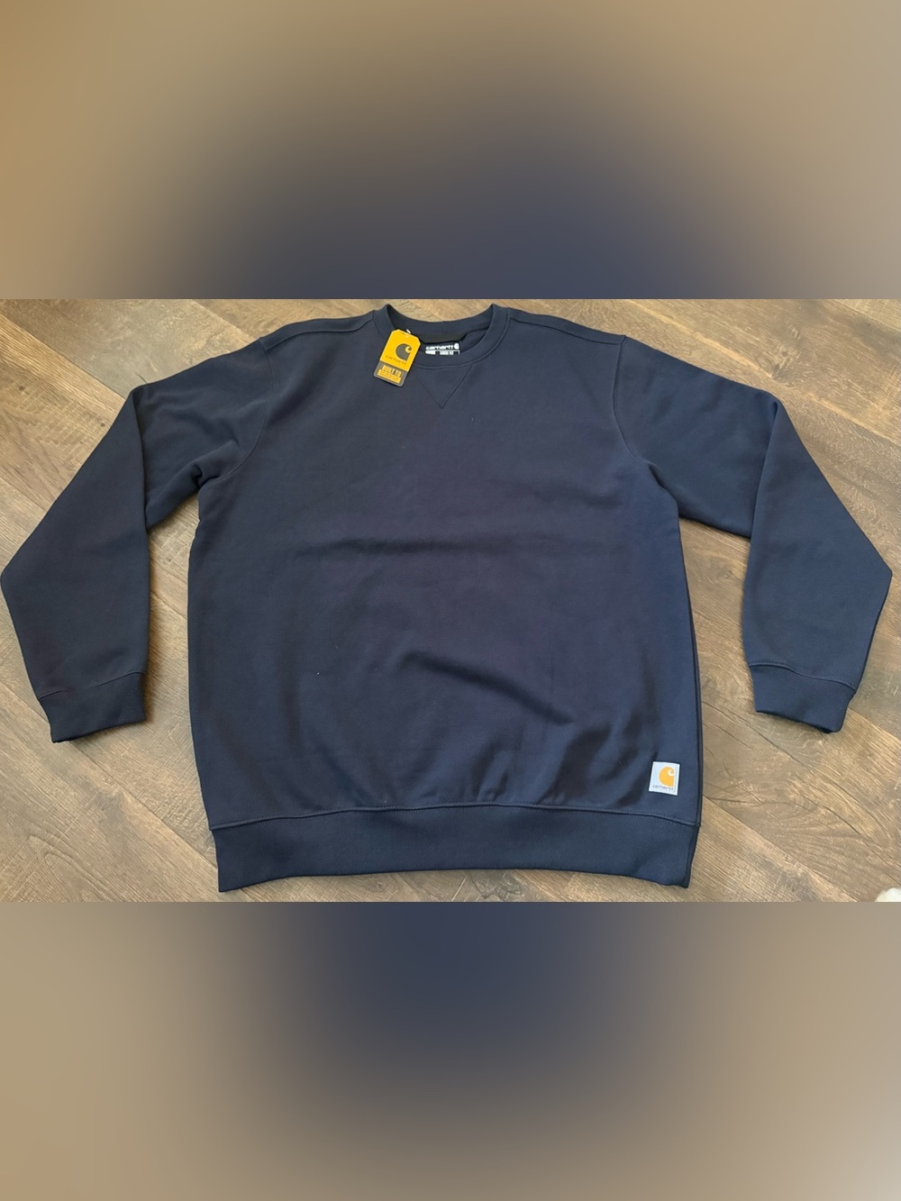 Carhartt Men's Dark Navy Crewneck Sweatshirt NWT
